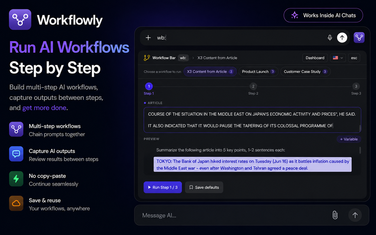 Workflowly screenshot